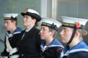 Sea Cadets from Kittiwake at the We Stand Together event at the Riverfront in Newport.   www.christinsleyphotography.co.uk
