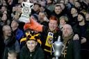 MEMORIES: Newport County fans soaking up the magic of the FA Cup on Sunday as their side beat Leicester City at Rodney Parade