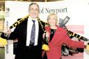 ‘HONOUR’: Deputy mayor John Guy and his wife Joyce, who will be representing Newport council at Wembley