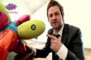 'WACKY TRAINING TOY': Gavin Oattes of Dunfermline-based Tree of Knowledge with the Apodo device