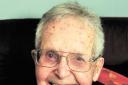 LONG SERVICE: Major Harold Morris, celebrating his 100th birthday