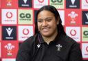 Wales’ Sisilia Tuipulotu speaks during press conference ahead of the WXV1 match against Australia. Picture: Huw Evans Picture Agency