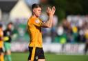 HOPEFUL: James Clarke would love to face a big gun with Newport County