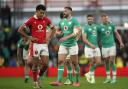 DESPAIR: Wales winger Rio Dyer after defeat in Ireland