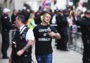 It is believed the defendant made a reference to the founder of the English Defence League, Tommy Robinson, who was jailed last year. Picture: Aaron Chown/PA Wire