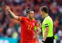 Gareth Bale felt referee Daniel Siebert had played to the Danish crowd in Amsterdam. Photo: Olaf Kraak/Pool via AP