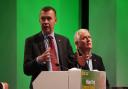 Plaid Cymru's Adam Price at a previous party conference. Picture: Plaid Cymru via Flickr