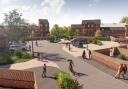 An artists' impression of the completed regeneration project in Constables Close, Pill, Newport. Picture: via Linc Cymru