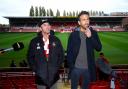 Wrexham AFC co-chairman Rob McElhenney and Ryan Reynolds.