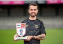 Dom Telford has won the Sky Bet League Two player of the month award for October. Picture: EFL