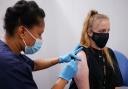 General photo showing a woman receiving a Covid vaccine. Picture: Yui Mok/PA Wire