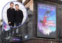 (Background) Mary Poppins West End show billboard - Credit: PA
(Circle) Ant and Dec. - Credit: PA