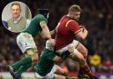 MYSTIFIED: Prop Tomas Francis and, inset, former Wales forward Alix Popham