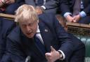 Prime minister Boris Johnson speaks during Prime Minister's Questions in the House of Commons on April 20, 2022. Picture: House of Commons via PA Wire
