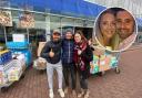 Olivia and James Ward's (inset) fundraiser has seen thousands of pounds of aid delivered to Ukrainian refugees. Pictures: James Ward.