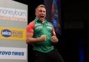 WINNERS: Wales duo Gerwyn Price and Jonny Clayton enjoyed victory in Germany (Picture: Kais Bodensieck)