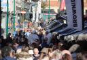 Crowds fill Newport streets as city's food festival returns after Covid. Picture: Ollie Barnes