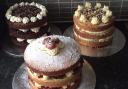 Selection of Claire Evans' tempting cakes