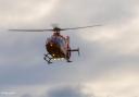 An air ambulance was seen over Moorland Park in Newport. Picture: South Wales Argus Camera Club member Andrew Perkins