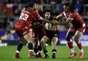SPIRIT: Rhys Williams on the charge for Wales