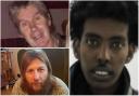 Glyn Griffiths (top left), Jaymie James (bottom left), and Ratwan Abdalah (right) have been reported missing.