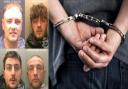 Prison recall for four wanted men