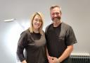 Podiatrist Jenny Foley and chiropractor Simon Hurley