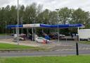 Lee Morgan was caught by police at the Tesco petrol station at Spytty in Newport.