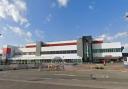 Street view image of Cardiff Airport.