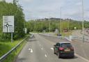 Street view image of the A469 in Ystrad Mynach.