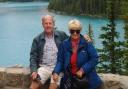 Rayner Carey and his wife Wendy Carey while on holiday in Canada