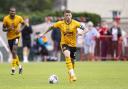 080723 - Undy Athletic v Newport County - Pre Season Friendly - Scot Bennett of Newport County in action. Picture: Huw Evans Picture Agency