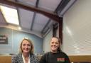 Jessica Morden and Carly - owner of Wye Valley Gymnastics