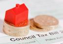 Council tax bills also include charges for the police and local town and community councils.