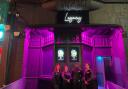 Legacy Lounge opens in Newport, Lyndsey Higby (L) with her new staff
