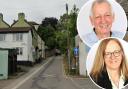 Mounton Road in Chepstow where Cllr Paul Griffiths has said homeless people could be accommodated which Cllr Jackie Strong questioned him about.
