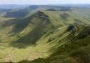 A woman had to be rescued after coming down Cribyn in the Brecon Beacons