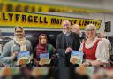 Left to right: Councillor Farzina Hussain, editor Nazia Akhtar, John Griffiths MS and Kathy Barclay