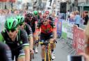 A road race in Abergavenny which it's said is a 'successful' cycling town.