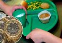 A council is writing off school dinner debts.