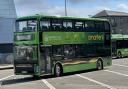 There are two new electric double deckers