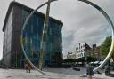 The Caerphilly man was arrested outside Cardiff Central Library