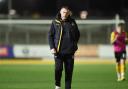 DESPAIR: County manager Graham Coughlan after defeat to Accrington