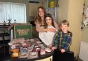 Becky Alexander (with her children Alexis and Tobias) has shared her secret to making delicious meals for just 70p