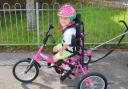 A specialist trike is bringing unbridled joy to four-year-old Abi-Rose Burkedin