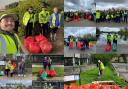 Almost 100 people took part in the spring clean