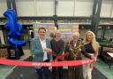 CEO of Whitehead-Ross Education, Ian Ross, Ms for Newport East, John Griffiths, Mayor of Newport Councillor Trevor Watkins and Michele Pengelly, UK Employability Manager for Whitehead-Ross Education officially open the new office.