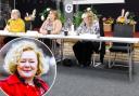 There was an empty chair at a Police and Crime Commissioner hustings as Labour's Jane Mudd was unable to join Lib Dem Mike Hamilton, Conservative Hannah Jarvis and Plaid Cymru's Donna Cushing on the panel.