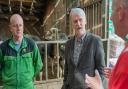Huw Irranca-Davies met with Rhyadr Farm owners who have been impacted by bovine TB