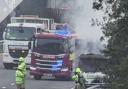 LIVE: Car fire on A449 causes traffic delays